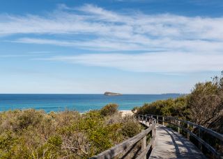 Tea Tree Lookout with scenic views over Birdie Beach, Wybung - Credit: Destination Central Coast
